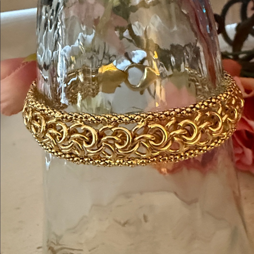 21g Flat Byzantine 18k Yellow Gold Filled Bracelet